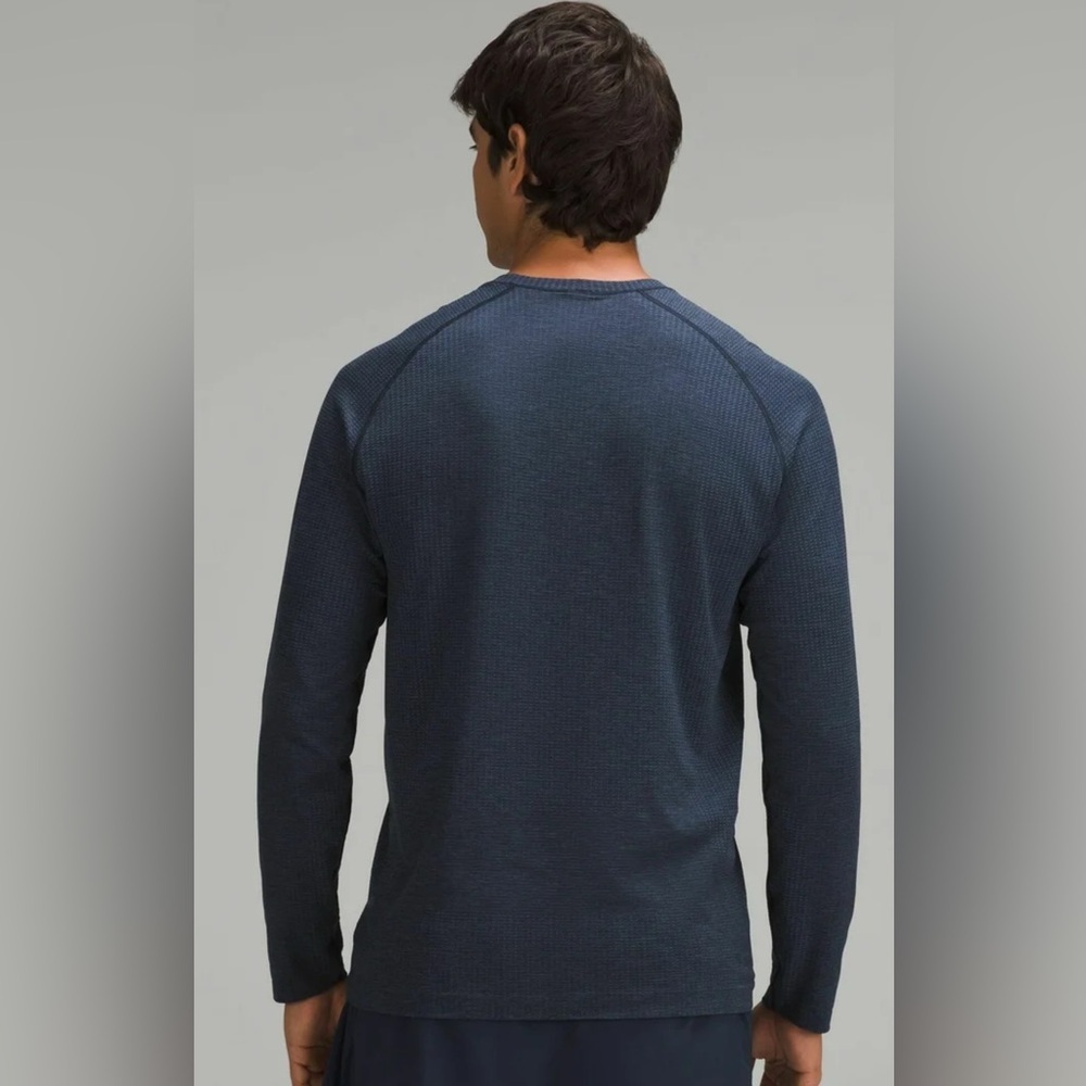 NWT LULULEMON METAL VENT TECH LONG SLEEVE - mineral blue true navy - Picture 5 of 8